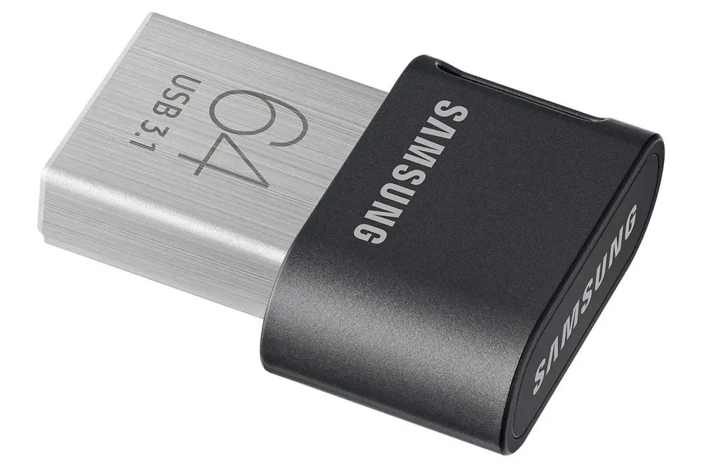 Флеш-накопитель Samsung FIT plus, 64GB, серый— фото №1