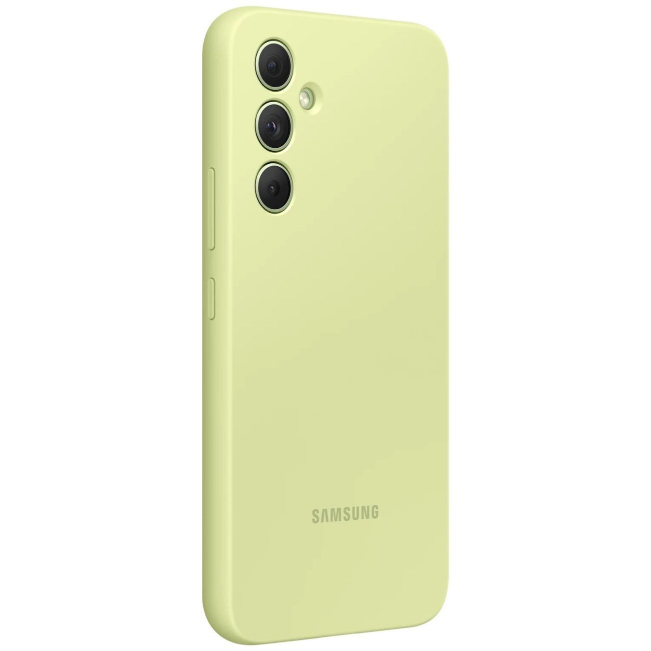 Чехол-накладка Samsung Silicone Cover для Galaxy A54, силикон, лайм— фото №1