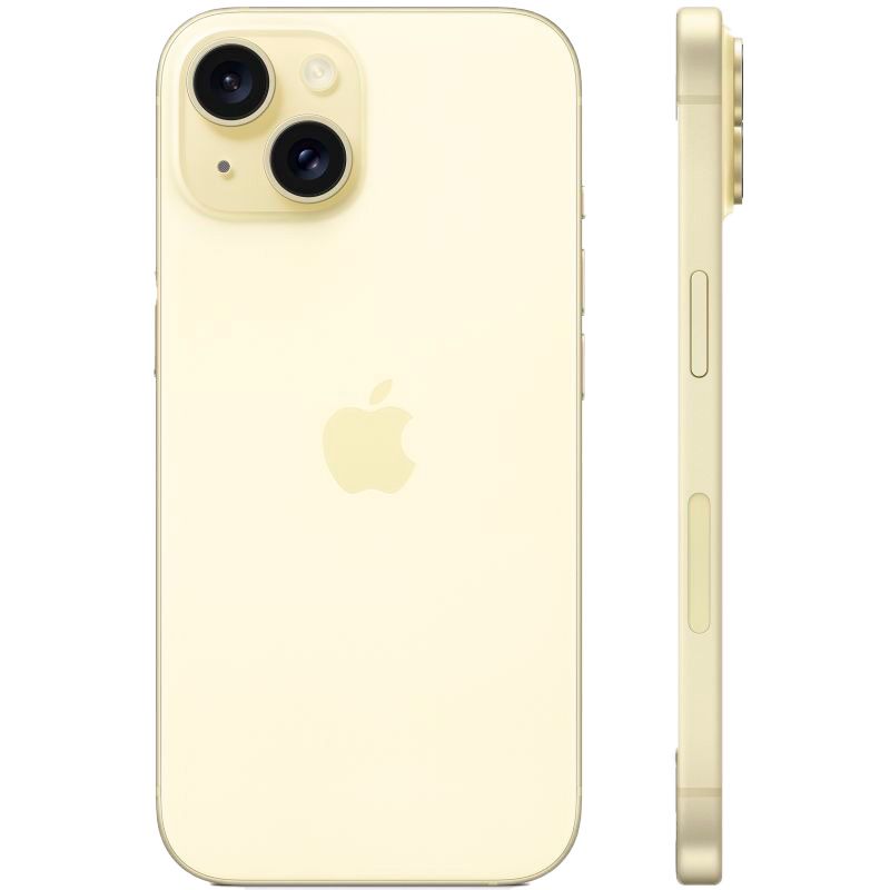 Apple iPhone 15 nano SIM+eSIM 512GB, желтый— фото №1