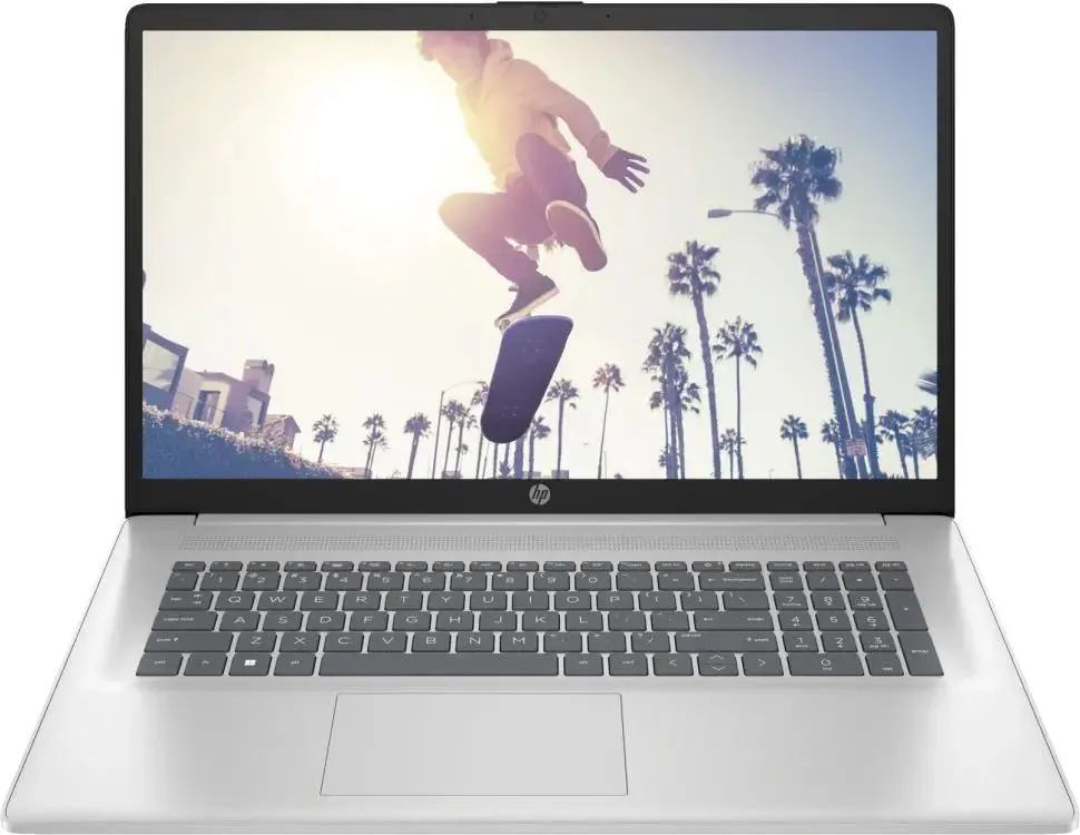 Ноутбук HP 17-cn3024ci 17.3″/Core i7/16/SSD 512/Iris Xe Graphics/FreeDOS/серебристый— фото №0