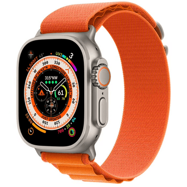 Apple Watch Ultra GPS + Cellular 49mm (ремешок Alpine Loop оранжевый, IP6X)