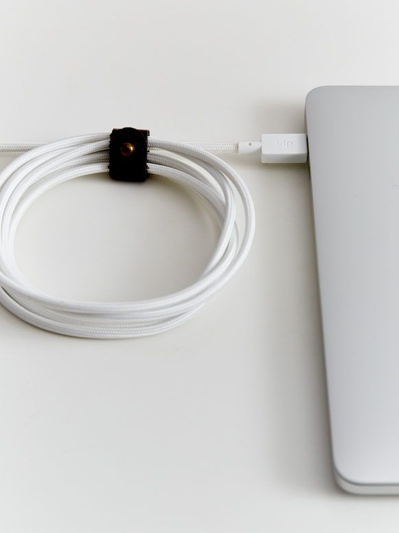 Кабель VLP Nylon Cable USB-C / USB-C, 3A, Вт  2м, белый— фото №3