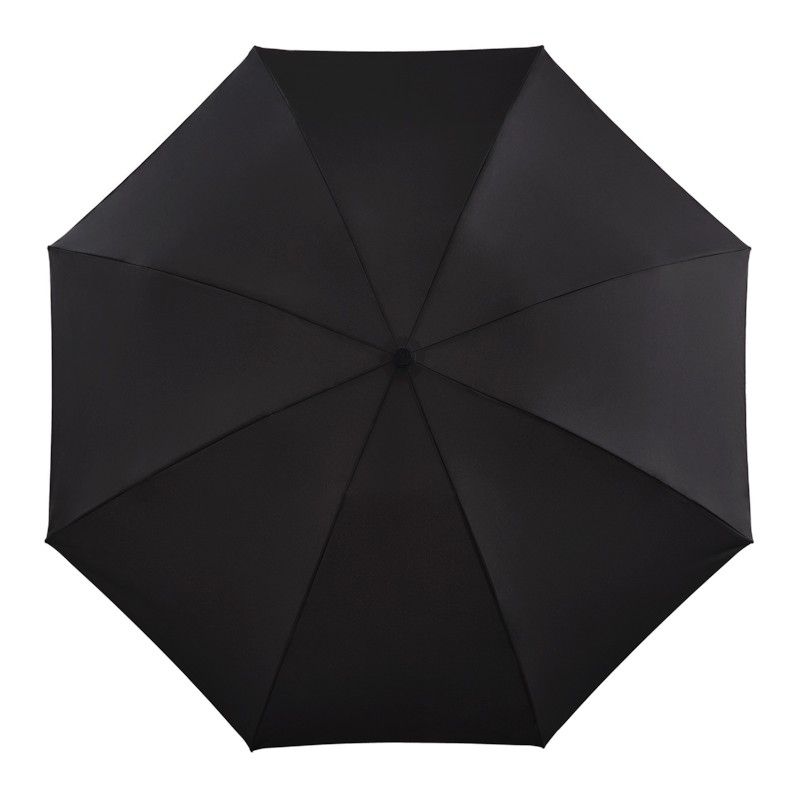 Зонт Ninetygo обратного складывания со светодиодной подсветкой, черный— фото №3