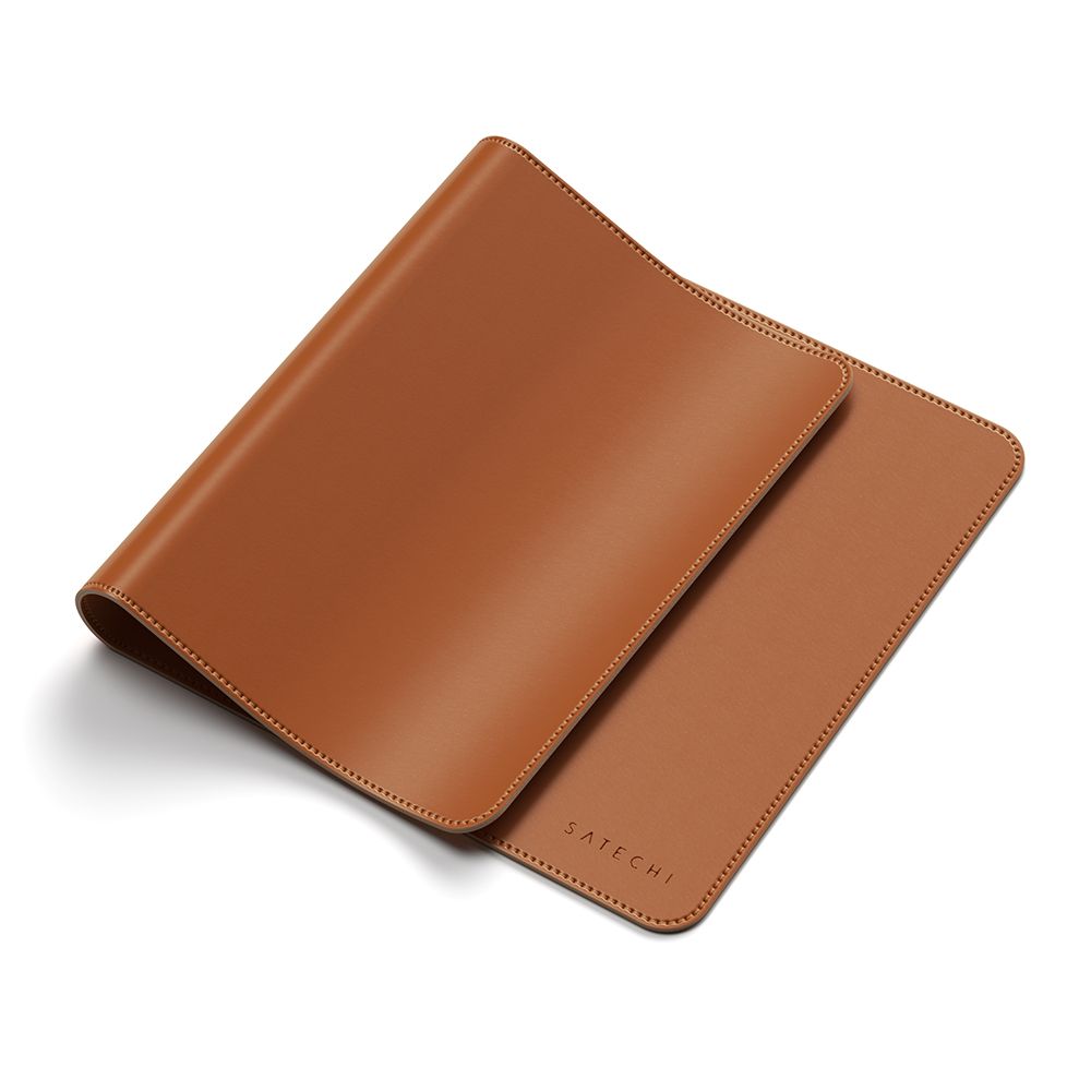 Коврик для мыши Satechi Eco-Leather Deskmate коричневый— фото №3