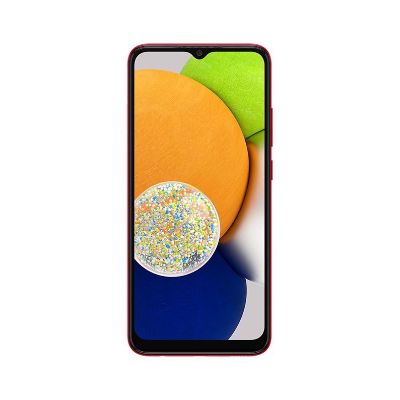 Смартфон Samsung Galaxy A03 64Gb, красный (РСТ)— фото №0