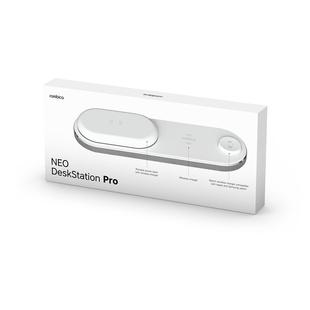 Зарядное устройство беспроводное Rombica NEO DeskStation Pro, 10Вт, белый— фото №4