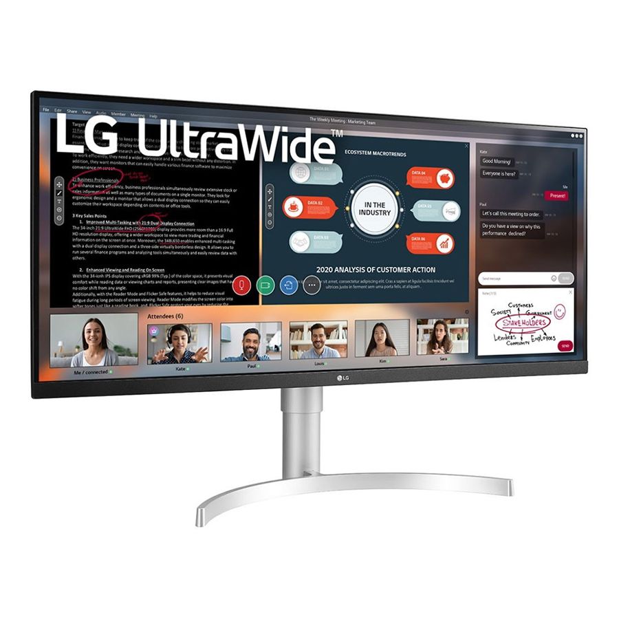 Монитор LG UltraFine 4K 32UN650-W 31.5″, белый— фото №1