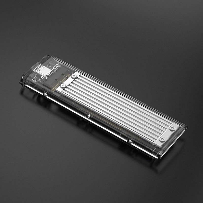 Корпус для SSD Orico TCM2-C3, серебристый+прозрачный— фото №3
