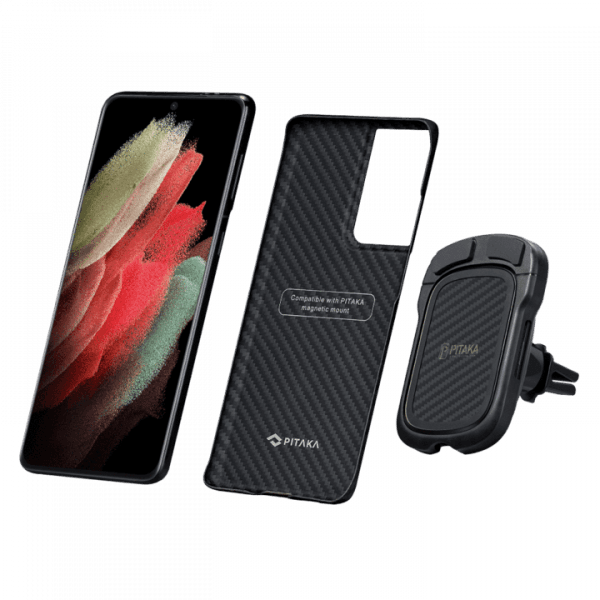 Адаптер зарядного устройства Pitaka MagEZ Mount Qi для Samsung Galaxy S21/S21 Ultra— фото №6