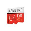 Карта памяти microSDXC Samsung EVOPlus, 64GB— фото №1
