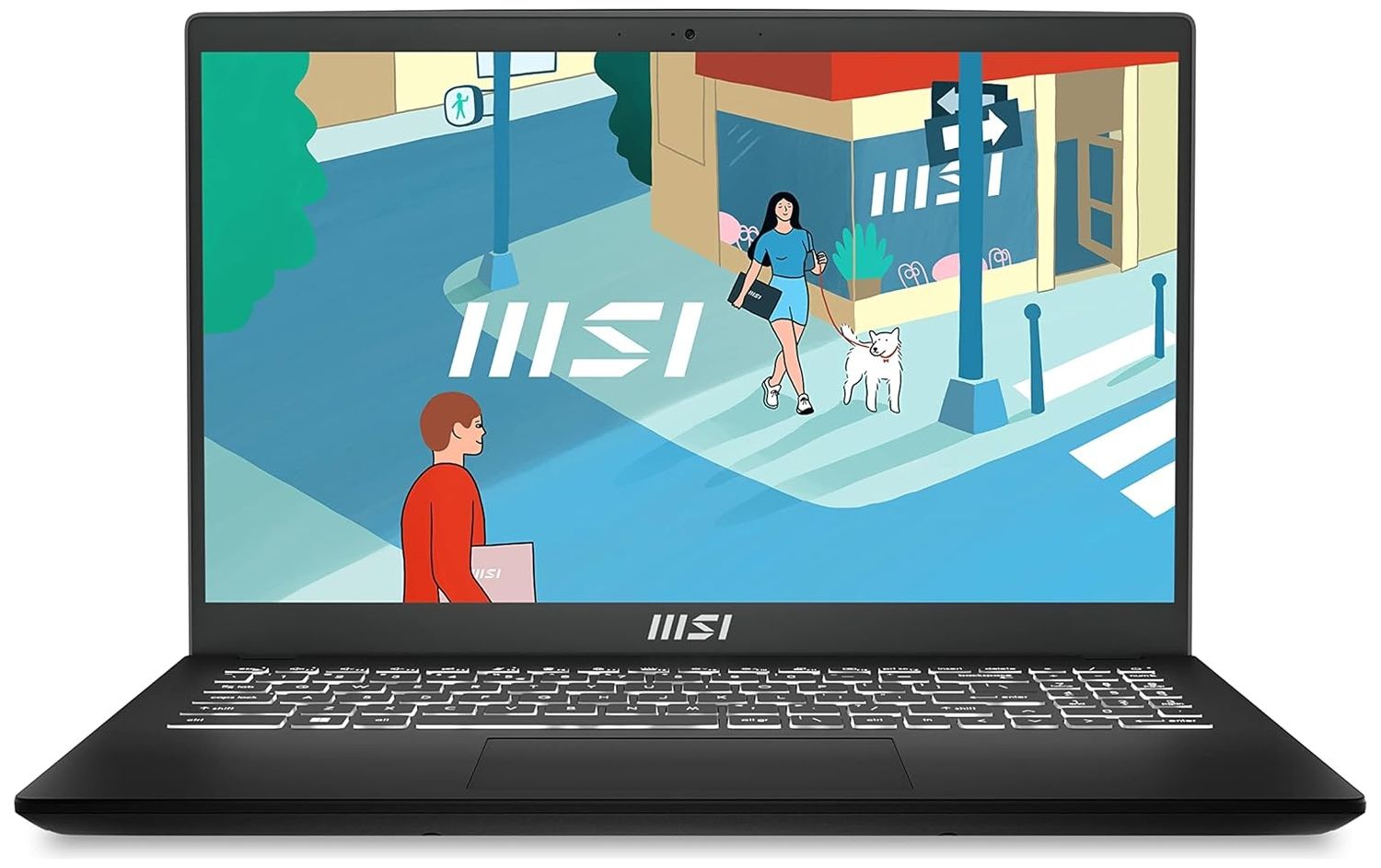 Ноутбук MSI Modern 15 H B13M-021US 15.6″/Core i7/32/SSD 1024/Iris Xe Graphics/Windows 11 Home 64-bit/черный— фото №0