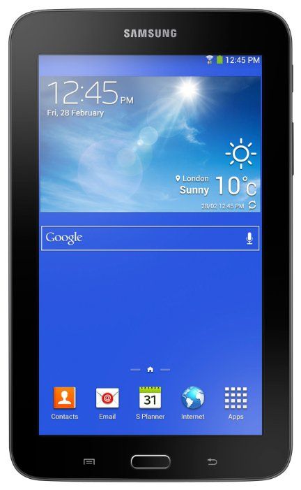 Планшет 7″ Samsung Galaxy Tab 3 Lite 8Gb, черный (РСТ)
