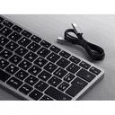 Клавиатура Satechi Slim X1 Bluetooth Backlit Keyboard, серый космос— фото №5