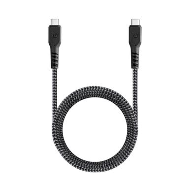 Кабель EnergEA FibraTough USB-C / USB-C, 1,5м, черный