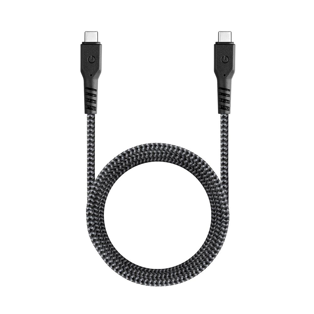 Кабель EnergEA USB-C / USB-C, 5A, Вт  1,5м, черный— фото №0
