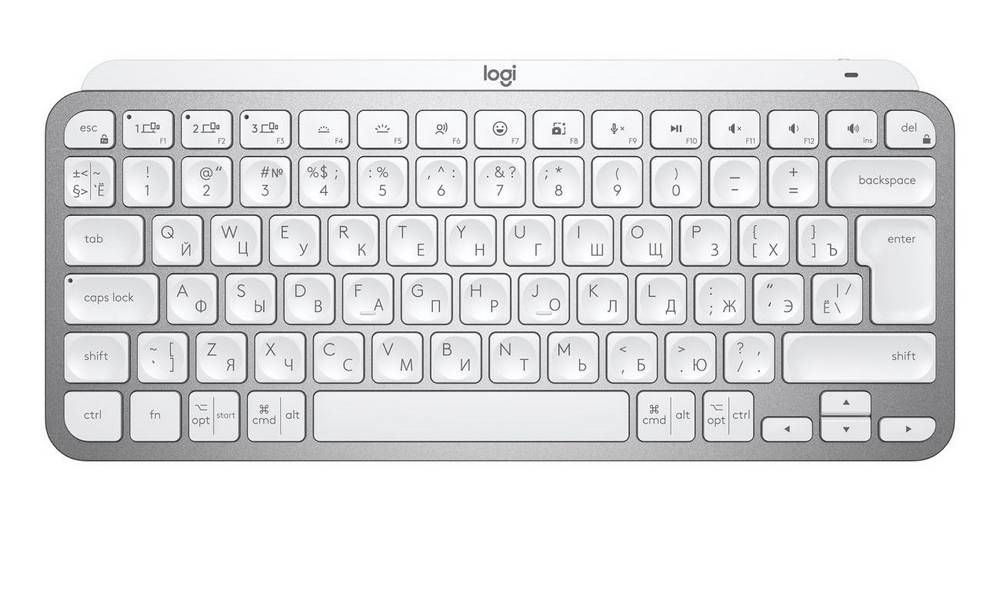 Клавиатура Logitech MX Keys Mini, серый— фото №0