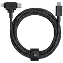 Кабель Native Union USB-C / USB-C + Lighting, 1,8м, черный— фото №0