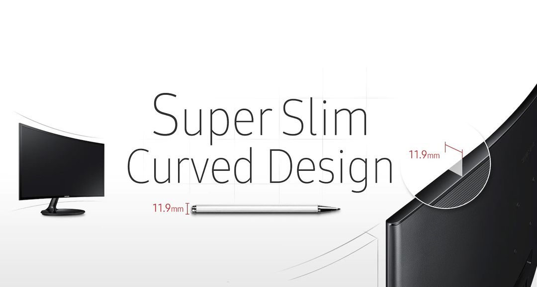 Монитор Samsung Curved C24F390FH 23.5″, черный— фото №12
