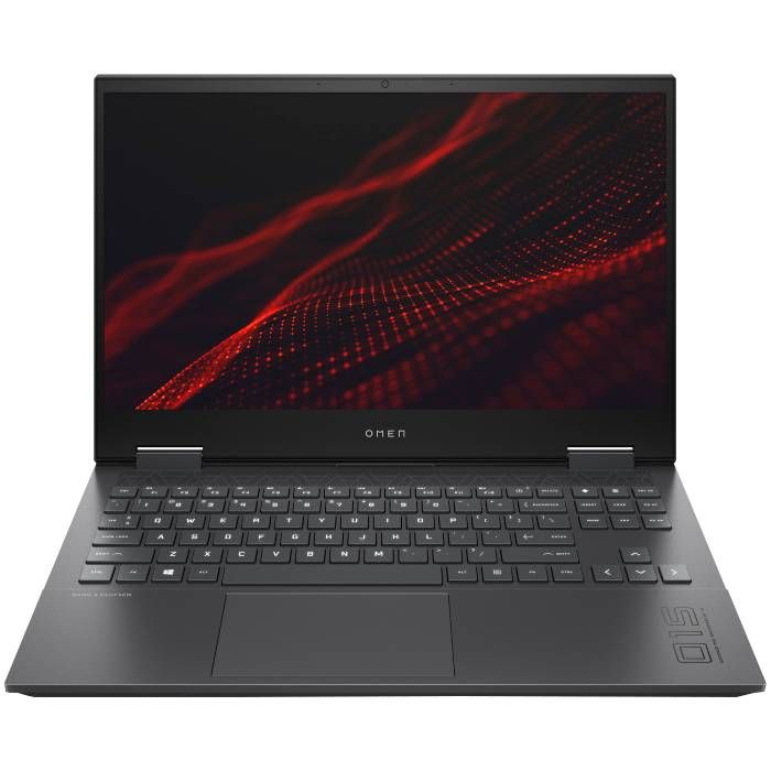 Ноутбук HP Omen 15-ek1014ur 15.6″/Core i7/16/SSD 1024/3070 для ноутбуков/FreeDOS/черный— фото №0