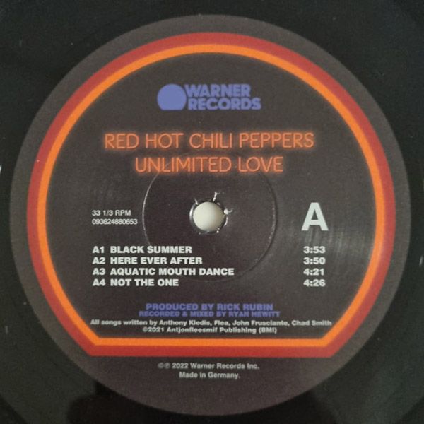 Виниловая пластинка Red Hot Chili Peppers - Unlimited Love (2LP) (2022)— фото №4