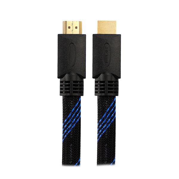 Кабель Mobiledata HDMI-HDMI, 4K, v.2.0B, HDR, 1 м. HDMI / HDMI, 1м, черный+синий— фото №0