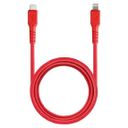 Кабель EnergEA USB-C / Lightning, 1,5м, красный— фото №0
