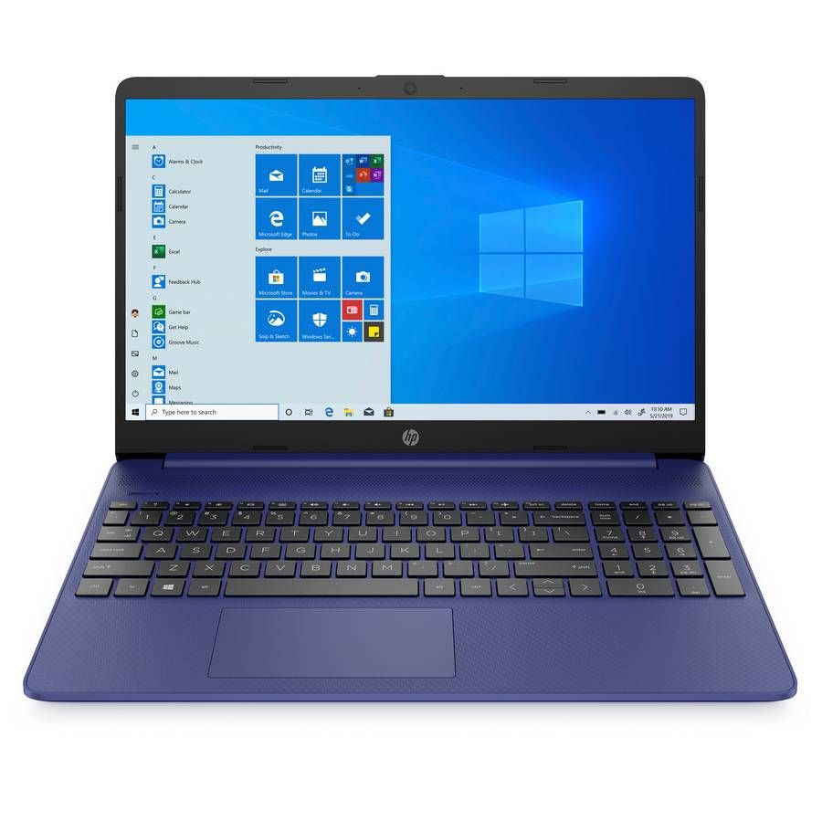 Ноутбук HP 15s-fq0071ur 15.6"/4/SSD 128/синий