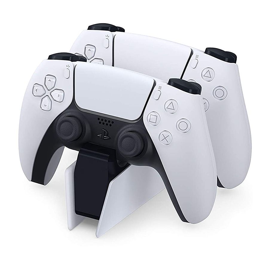 Зарядное устройство Sony для двух контроллеров DualSense™ для PS5™, белый+черный— фото №1