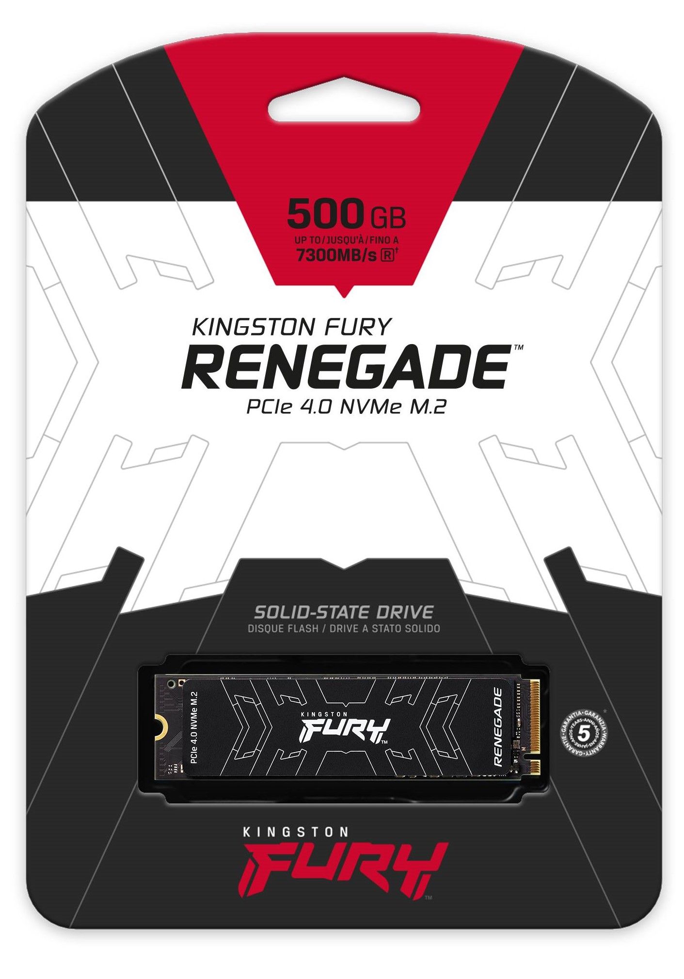 SSD Накопитель Kingston FURY Renegade 500GB— фото №2
